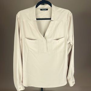Nine West- Large Tan Blouse